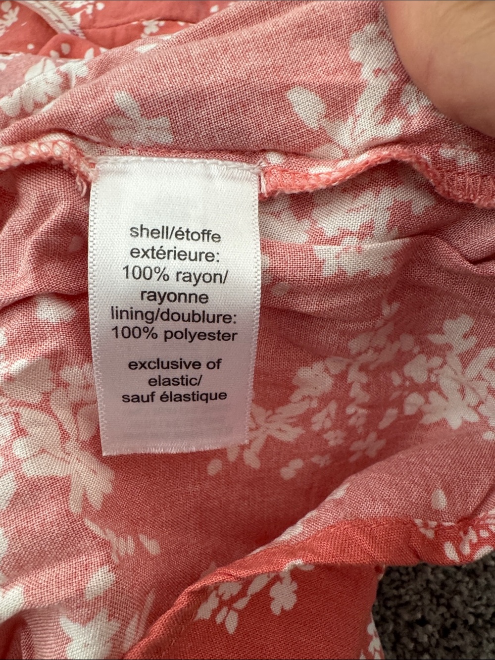Maurices Coral Pink Floral SKATER Dress - Picture 7 of 7